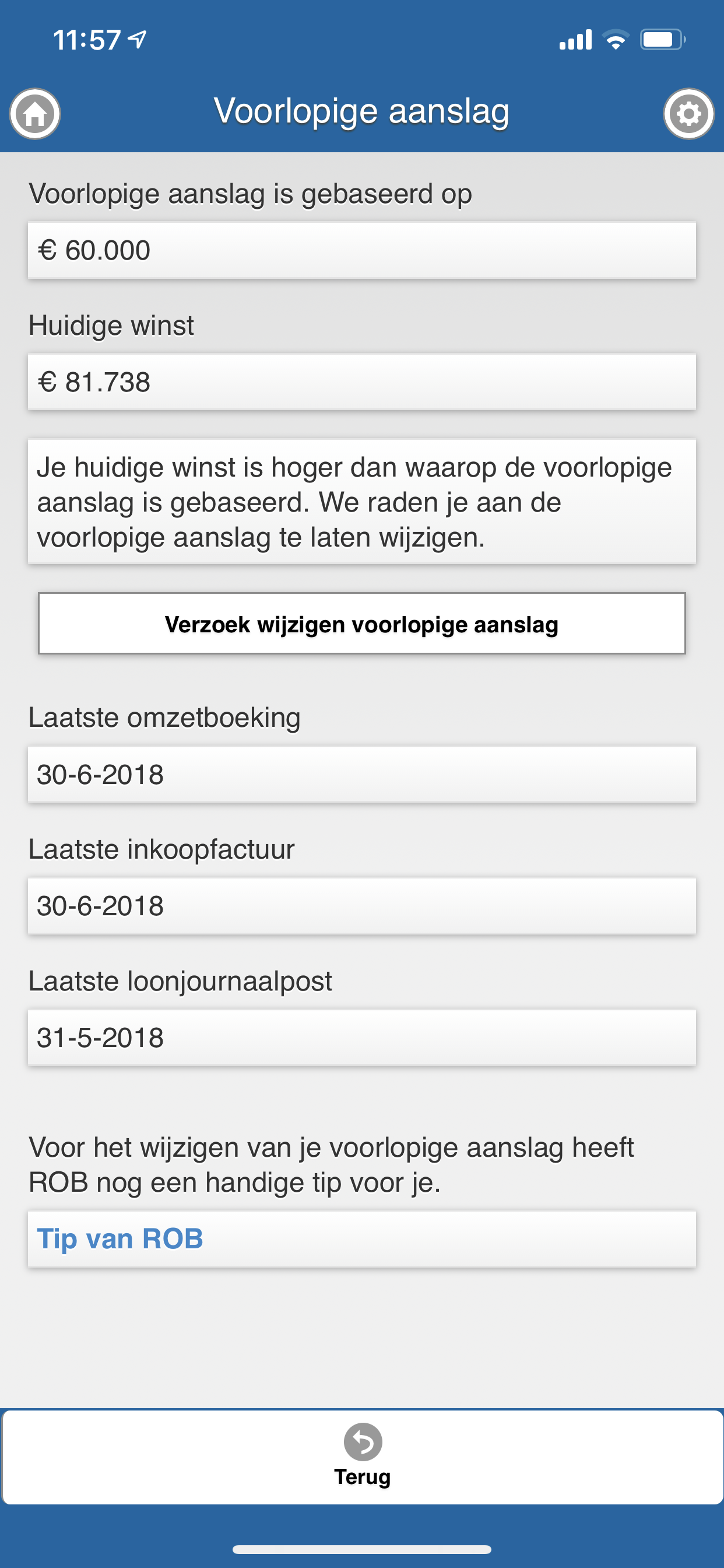 voorlopigeaanslag
