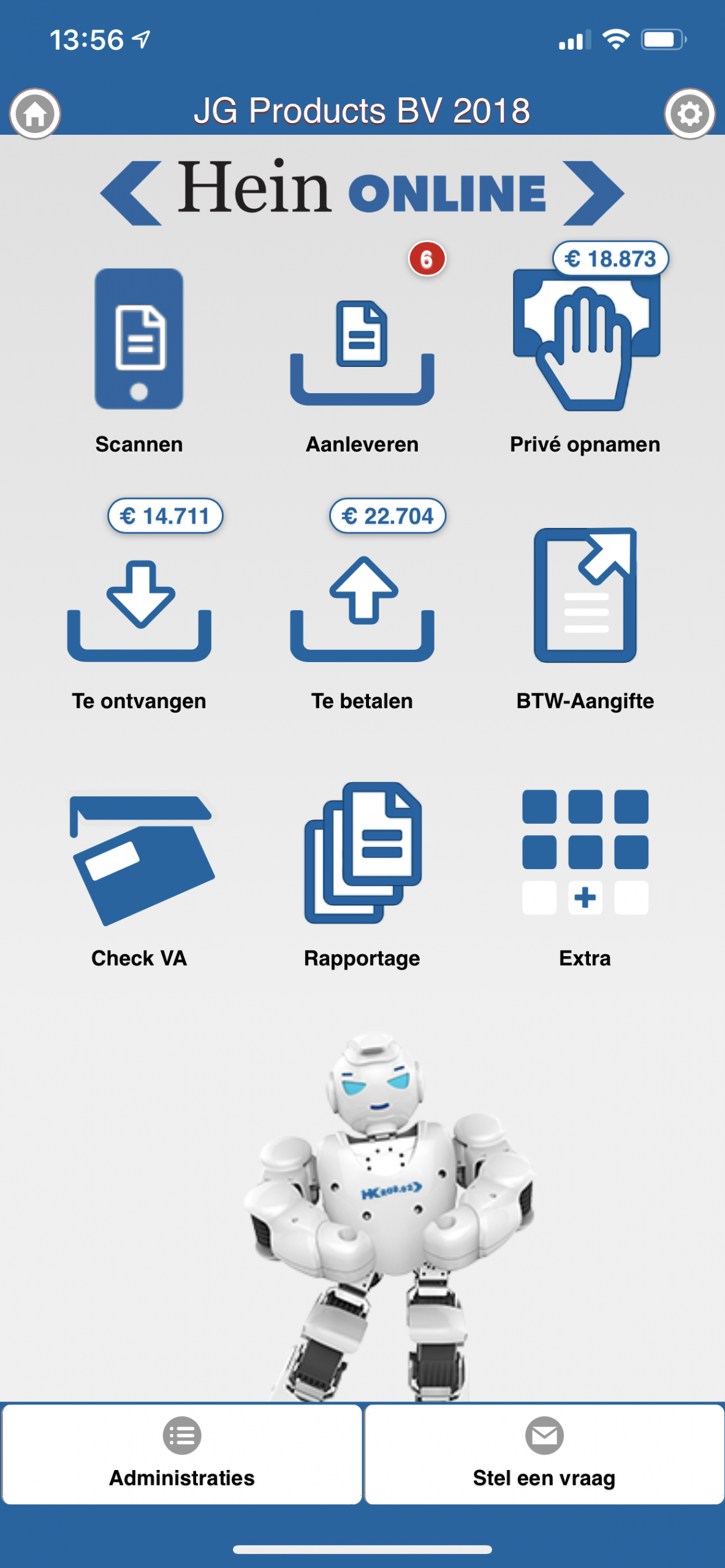 boekhoudapp-startscherm